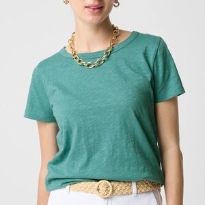 J crew Short-sleeve girlfriend crewneck tee